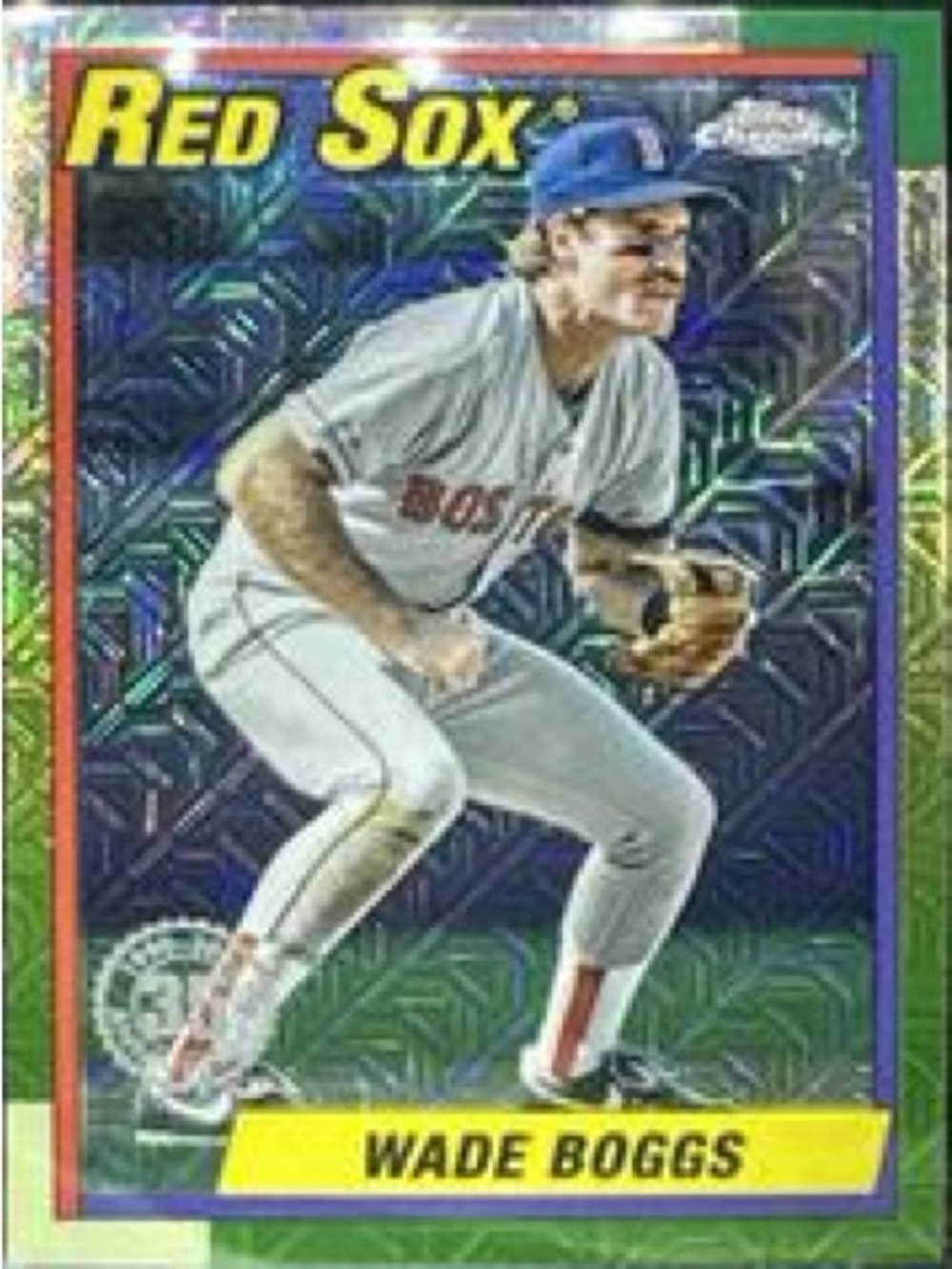 Wade Boggs 2025 Topps Series 1 Silver Pack Mojo #T90C-6 Red Sox Baseball Card